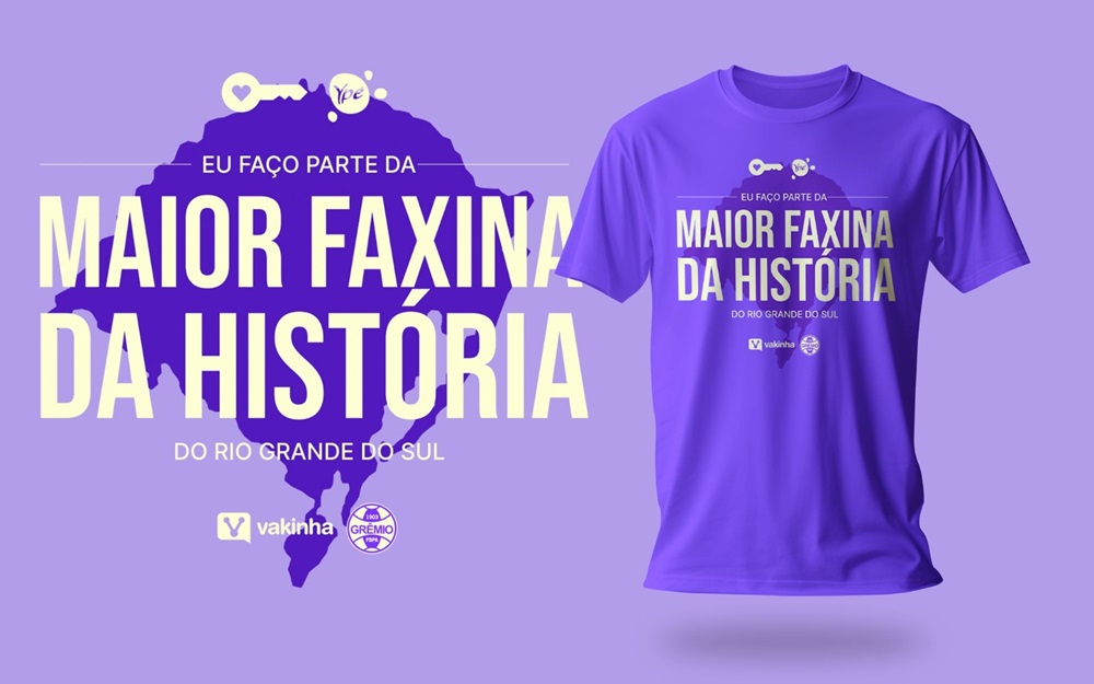 Maior faxina solidária do Rio Grande do Sul