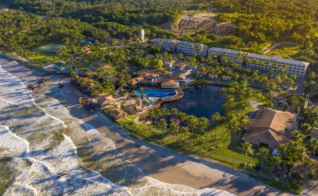 Cana Brava resort visto de cima